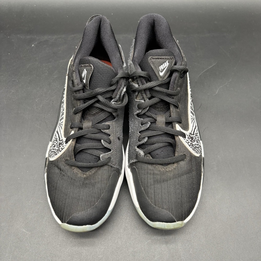 Nike Zoom Freak 2 Giannis Youth Size 4.5 Black White Basketball Shoes CN8574 - Picture 9 of 16